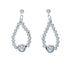 Native American Sterling Silver Bead Post Dangle Earrings JX129752